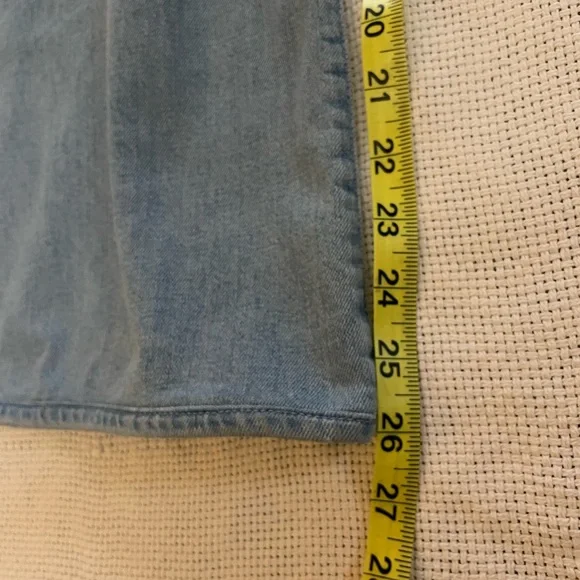 Mother Hustler Roller Flood Jeans In Cherie Cherie Size 29 Wide Leg High Rise - Picture 9 of 13